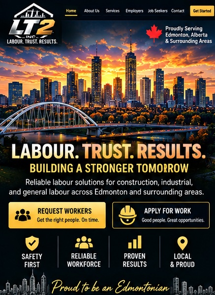 LT2 Inc. Home page design